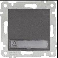 RİTA MEK TUŞ IŞIKLI ZİL ETİK. ÇAĞIRMA(12V)(VİDALI) 1